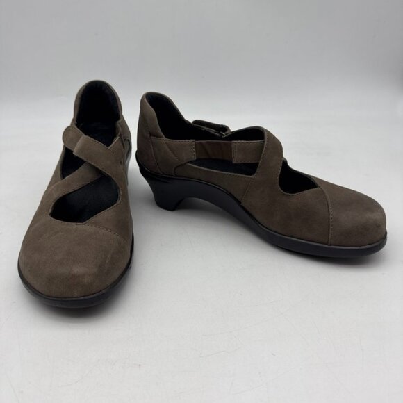 Aravon womens' light brown leather shoes - Picture 1 of 3